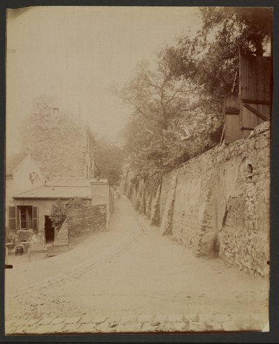 Rue Saint-Vincent, Montmartre autorstwa Eugène Atget