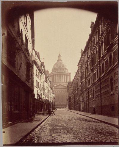 Ulica Valette autorstwa Eugène Atget