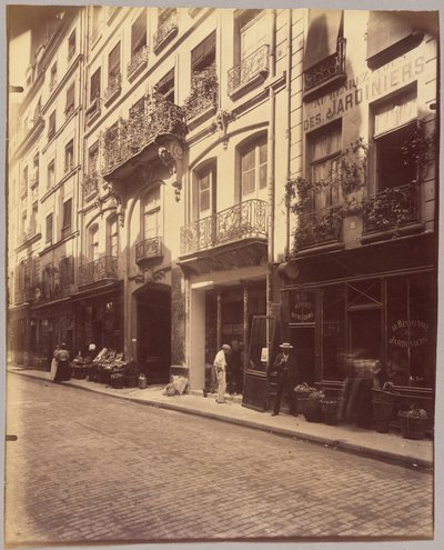 Rue du Petit-Pont autorstwa Eugène Atget