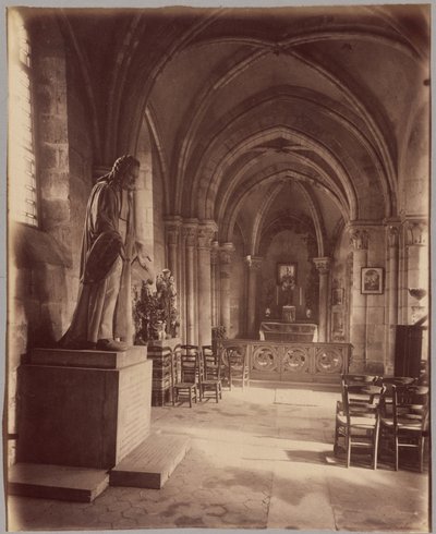 Saint-Julien-le-Pauvre autorstwa Eugène Atget