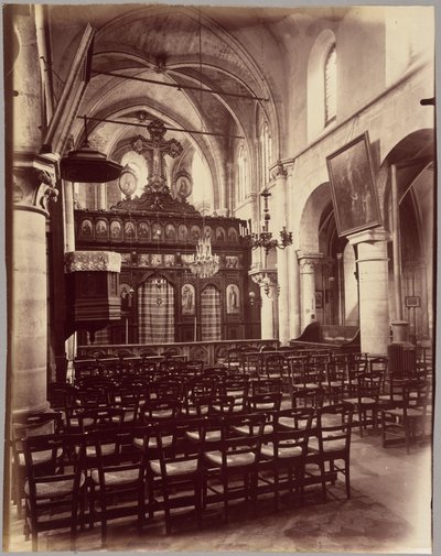 Saint-Julien-le-Pauvre autorstwa Eugène Atget