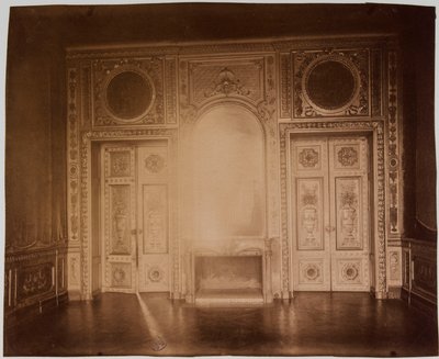 Salon, wnętrze Hôtel de Lauzun autorstwa Eugène Atget