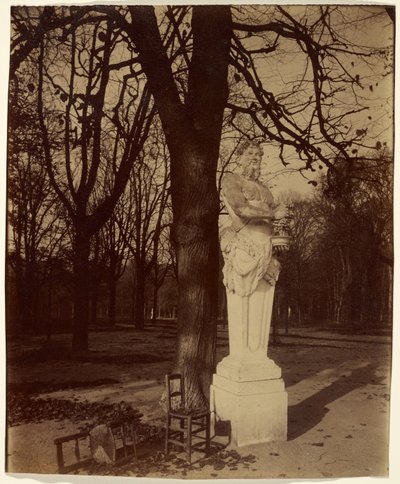 Wersal, zakątek parku autorstwa Eugène Atget