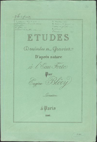 Studia narysowane i ryte z życia autorstwa Eugene Bléry