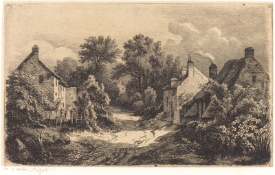 Le chemin de Garens (Droga do Garens) autorstwa Eugene Bléry