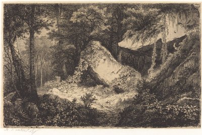 Białe skały, opublikowana w 1849 r. autorstwa Eugene Bléry