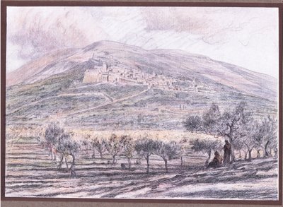 Asyż, 1919 autorstwa Eugene Burnand