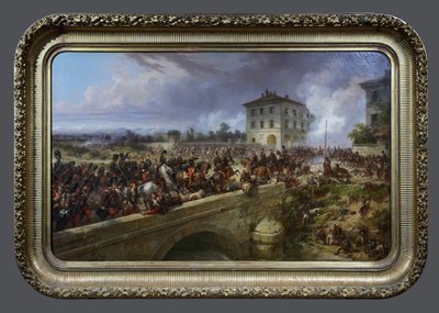 Gwardia Cesarska przy Pont de Magenta, 4 czerwca 1859 r autorstwa Eugene Charpentier