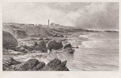 Przylądek Św. Mathieu, 1846. autorstwa Eugene Ciceri