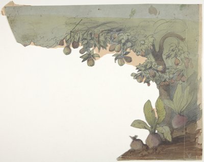 Projekt scenografii w Operze, Paryż, 1830-90. autorstwa Eugene Ciceri