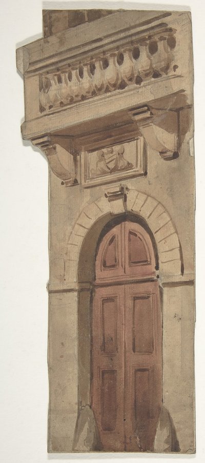 Projekt scenografii w Operze, Paryż, 1830-90. autorstwa Eugene Ciceri