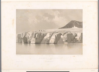 Widok na jezioro Märjelensee i lodowiec Aletsch Le Lac Merill et le Glacier d