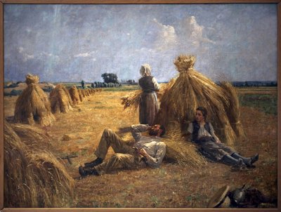 Południe. Obraz Eugeniusza Damaszku (1844-1899), olej na płótnie autorstwa Eugene Damas