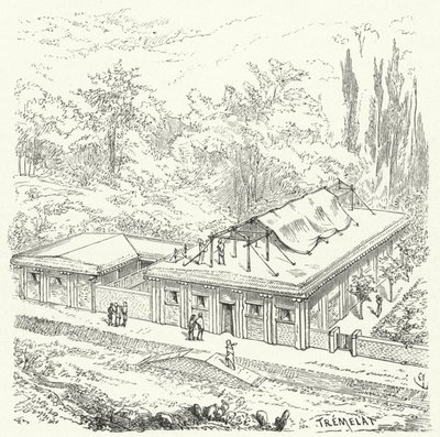 Starożytne domy asyryjskie autorstwa Eugene Emmanuel after Viollet le Duc