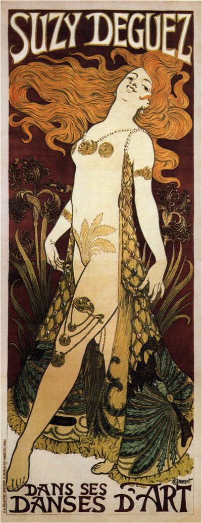 Suzy Deguez, 1905 autorstwa Eugene Grasset