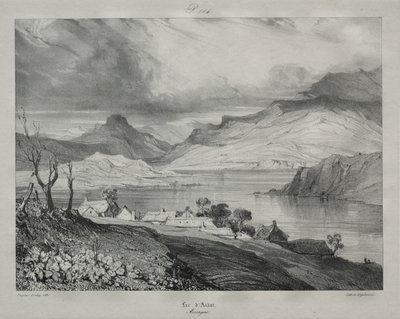 Owernia: Jezioro Aidat, Owernia autorstwa Eugene Isabey