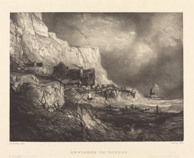 Wokół Dieppe autorstwa Eugene Isabey