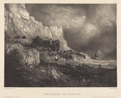 Okolice Dieppe autorstwa Eugene Isabey