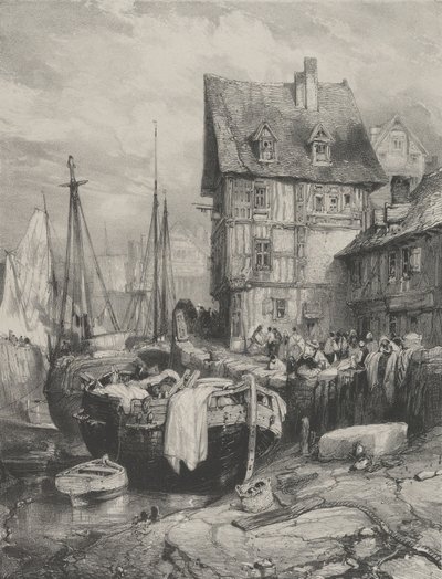 Wnętrze Portu, 1833., 1833. autorstwa Eugene Isabey