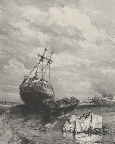 Odpływ, 1833. autorstwa Eugene Isabey