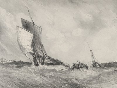 Powrót do portu, 1833. autorstwa Eugene Isabey
