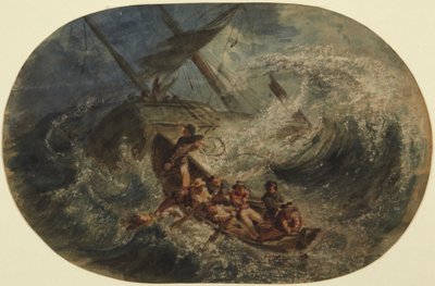 Katastrofa morska autorstwa Eugene Isabey