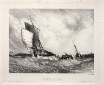 Six Marines: Powrót do Portu, 1833. autorstwa Eugene Isabey
