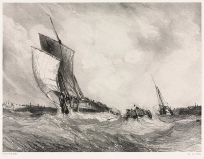Six Marines: Powrót do Portu, 1833. autorstwa Eugene Isabey