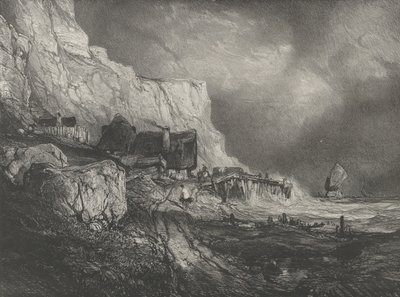 Okolice Dieppe, 1833. autorstwa Eugene Isabey
