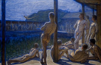 Łaźnia Marynarki Wojennej autorstwa Eugène Jansson