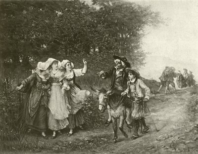 Miller, jego syn i sztuka (grawiura) autorstwa Eugene Joseph Lejeune