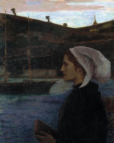 Niedziela bretońska, ok. godz. 1890. autorstwa Eugene Laurent Vail