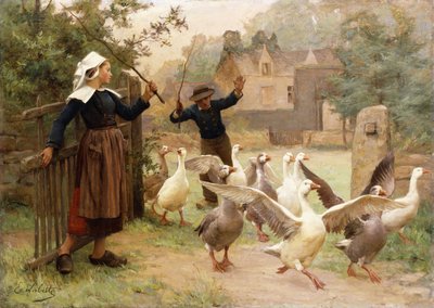 Prowadzenie Gaggle autorstwa Eugene Leon Labitte