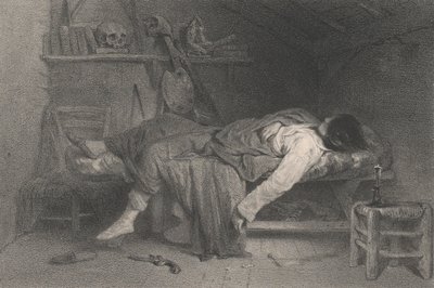 Samobójstwo, 1846. autorstwa Eugene Leroux