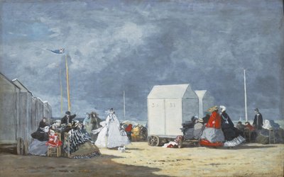 Zbliża się burza, 1864 autorstwa Eugene Louis Boudin