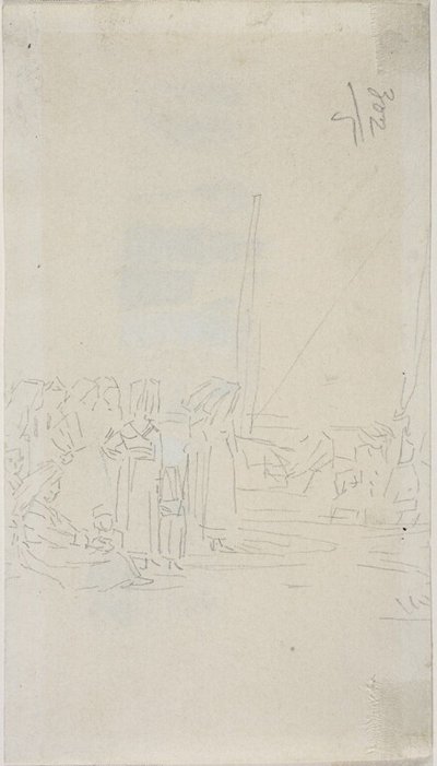 Bretońskie kobiety na plaży autorstwa Eugene Louis Boudin