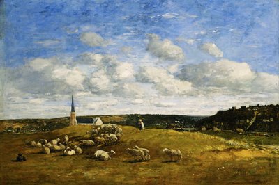 Deauville, 1870-1874 autorstwa Eugene Louis Boudin