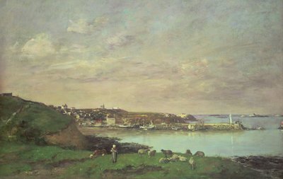 Krajobraz autorstwa Eugene Louis Boudin