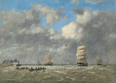 Hawr, 1883. autorstwa Eugene Louis Boudin