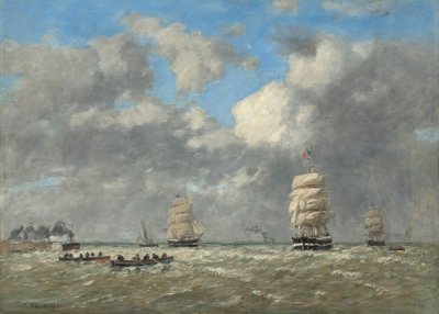 Hawr, 1883 r. autorstwa Eugene Louis Boudin