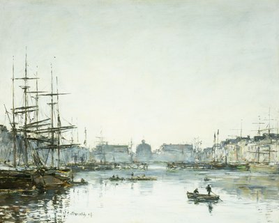 Le Havre, Zagłębie Handlowe, 1894 autorstwa Eugene Louis Boudin