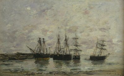 Portrieux, 1869 autorstwa Eugene Louis Boudin