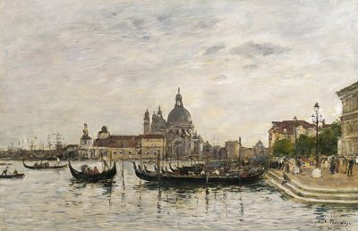 Santa Maria della Salute i Dogana w Wenecji autorstwa Eugene Louis Boudin