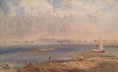 Pejzaż morski w Bretanii autorstwa Eugene Louis Boudin