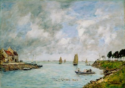 St. Valery-sur-Somme autorstwa Eugene Louis Boudin