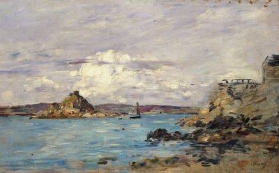 Studium dla „Zatoki Douarnenez”, c.1895-97 autorstwa Eugene Louis Boudin