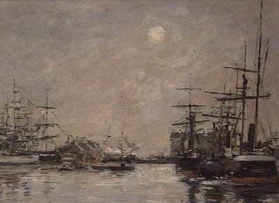 Dorzecze Barre, Le Havre autorstwa Eugene Louis Boudin