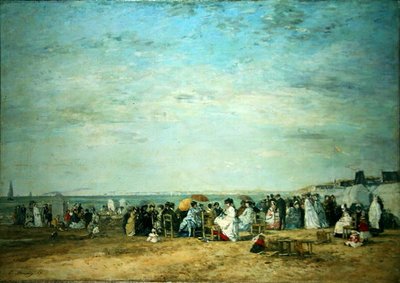 Plaża autorstwa Eugene Louis Boudin