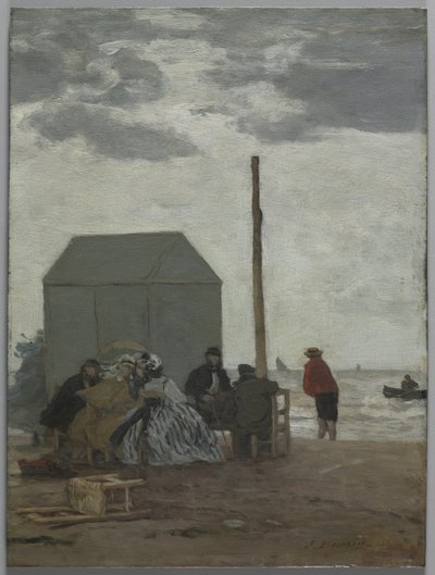 Plaża w Deauville autorstwa Eugene Louis Boudin