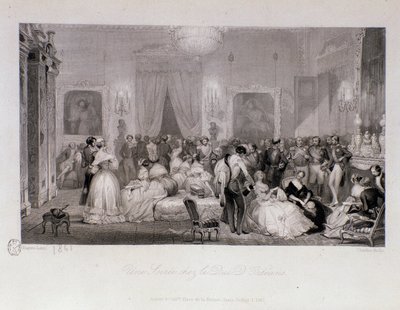 Wieczór towarzyski z księciem Orleanu (Ferdinand-Philippe lub Ferdinand Philippe d